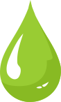 image of light green ink drop
